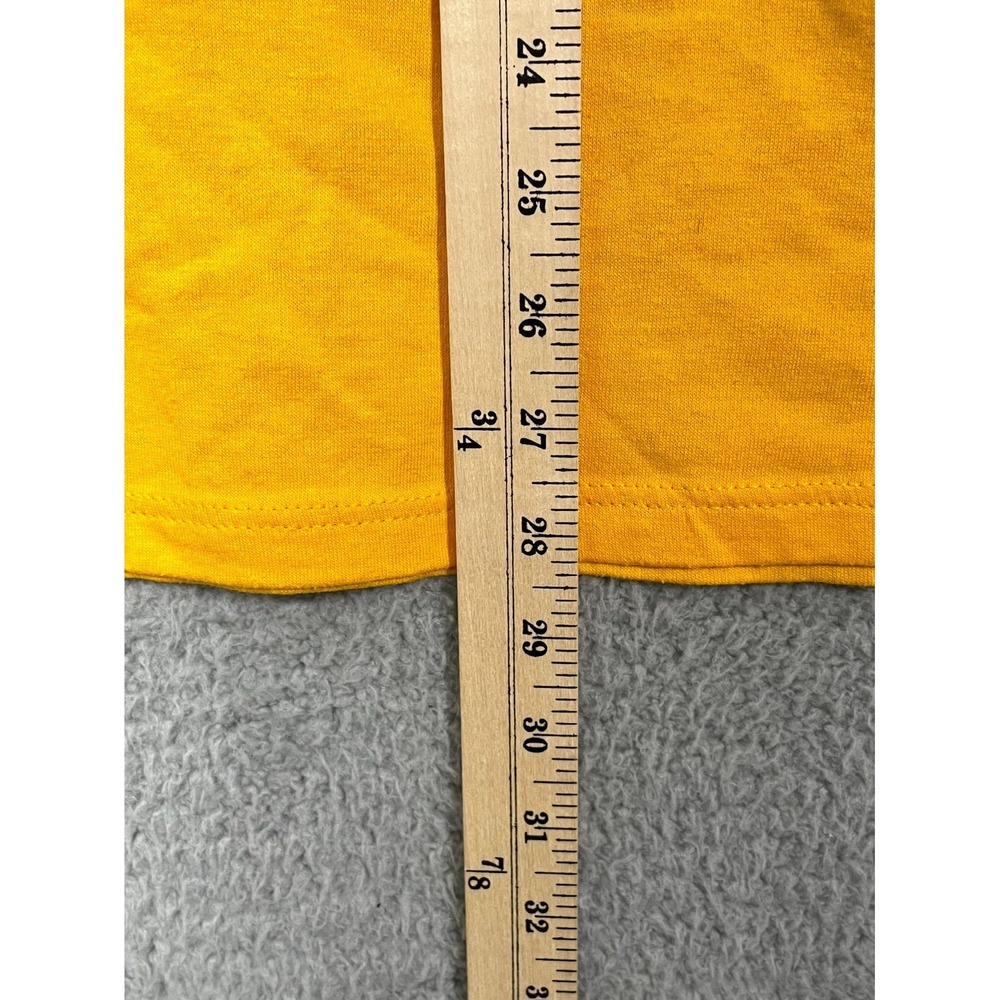 Vtg Jerzees T Shirt Mens XL Yellow Cotton USS Ringgold DD500 Association Naval - Picture 5 of 6